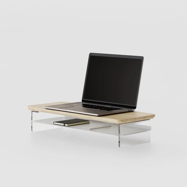 Open Shelf Monitor Riser Stand